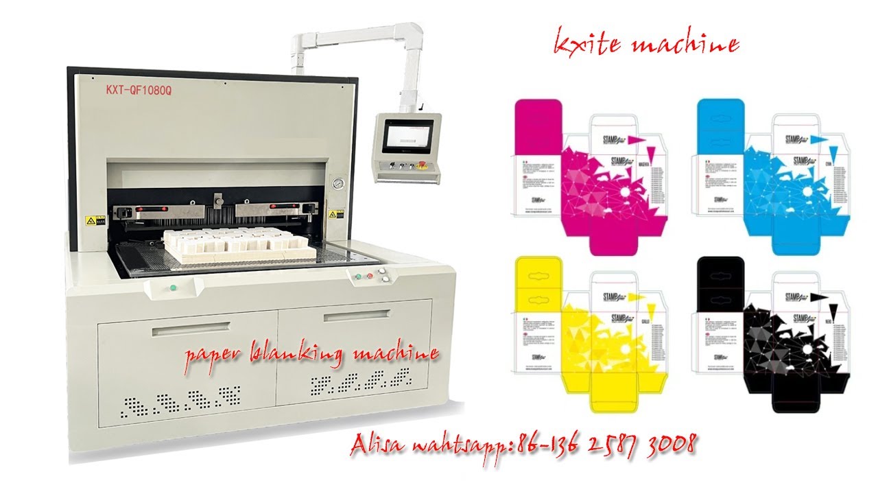 Automatic Paper Stripping Machine for Die Cutting - YouTube