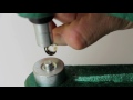 How to install grommets with kam table snap press