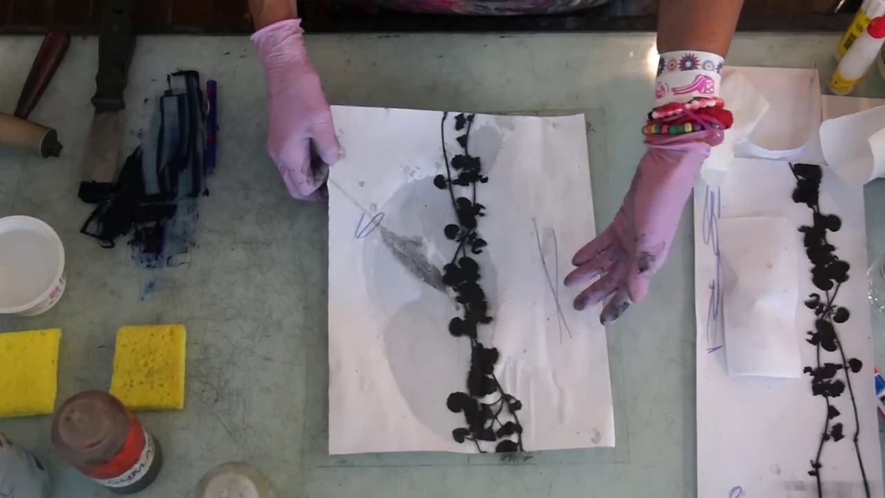 Pink Hands: A Demo in Paper Lithography with Roxanne Faber Savage