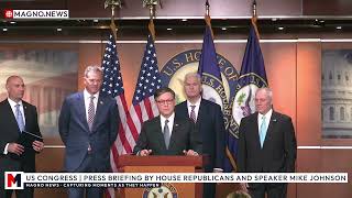 🇺🇸 Speaker Mike Johnson & House Republicans Grill Democrats in Weekly Press Briefing [LIVE]