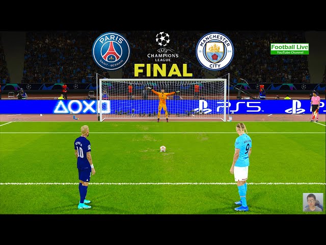 PSG vs Manchester City - Penalty Shootout | Final UEFA Champions League UCL | eFootball PES Gameplay class=