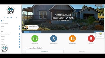Inspection PDF Summary Report