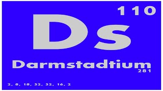 STUDY GUIDE: 110 Darmstadtium | Periodic Table of Elements