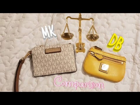 Dooney u0026 Bourke Coin Purse VS. Michael Kors Coin Purse Comparison| Moknowsbeauty