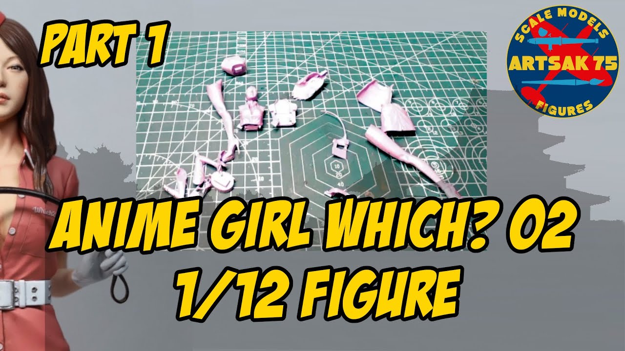 HOW PAINT ANIME GIRL 1/12 RESIN FIGURE PART 1 / COMO PINTAR FIGURA RESINA CHICA ANIME ESCALA 1/12.