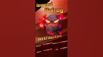 # Random Legends: TD# Meet Our Heroes：Balrog💥