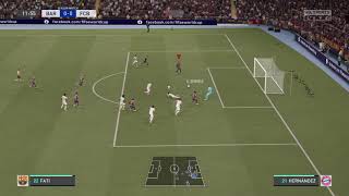Attack on FIFA 21. Epic Match FIFA21. How to attack. Gameplay  #Messi #Fati #Barcelona #Fifa21