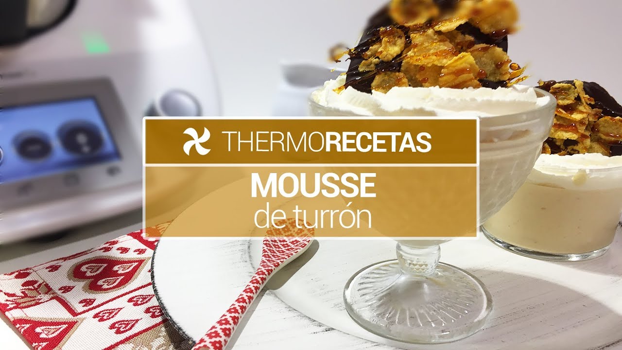 Mousse de Turrón con Galleta Crujiente