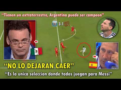 "DO IT FOR MESSI" MEXICAN AND WORLD JOURNALISTS BOW DOWN to ARGENTINA VS SWITZERLAND 3-1 TODAY