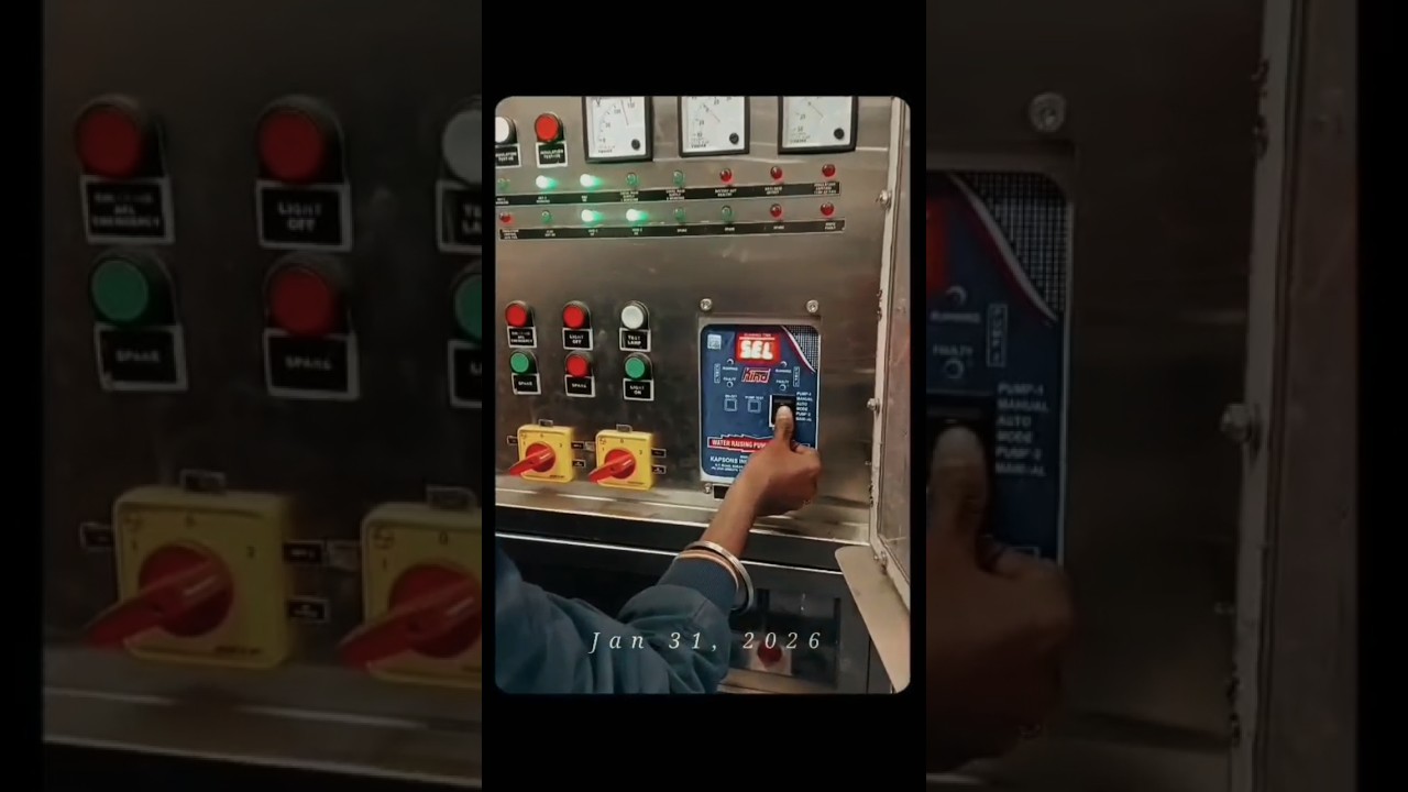 Rail coach Water pump on live with me 😱 