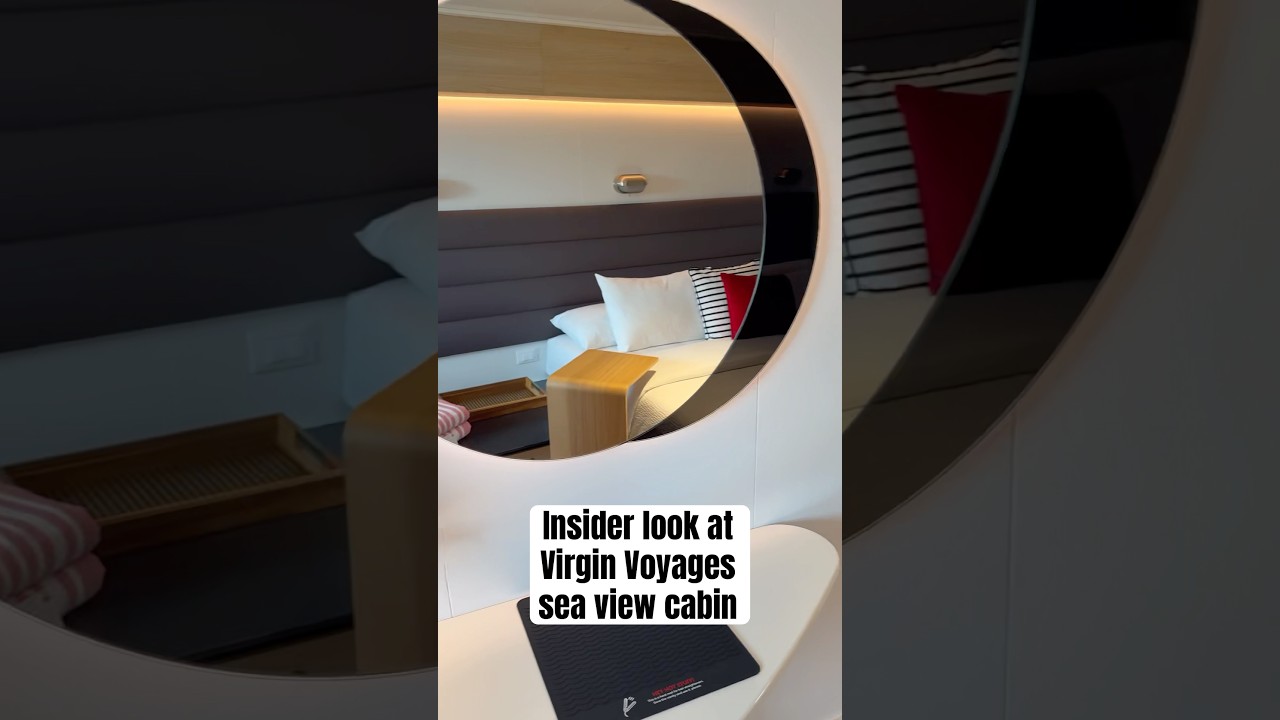Virgin Voyages Seaview Cabin Tour | Quick Room Tour on Brilliant Lady