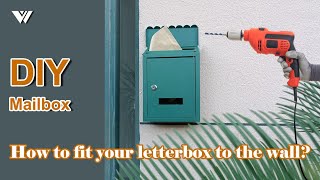 An Installation of Mail/Letter Box
