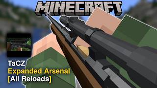 Minecraft TaCZ Expanded Arsenal Gun Pack - All Weapon Reloads | v2.7 | By tonier screenshot 1