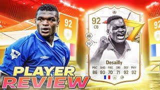 😳92 GOLAZO ICON DESAILLY PLAYER REVIEW - EA FC 24 ULTIMATE TEAM