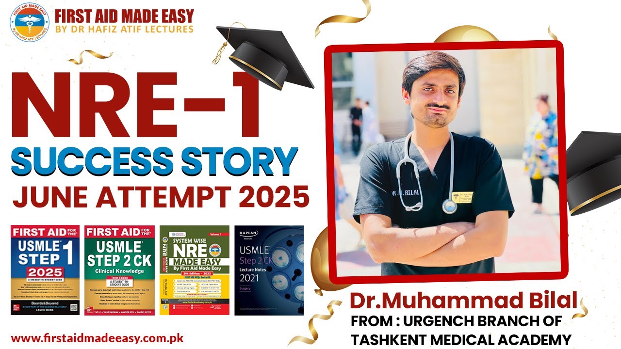 Dr Muhammad Bilal CRUSHES NRE-1 Exam on First Attempt! |FAME