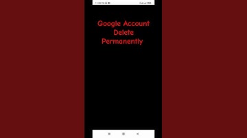 How to Delete Google Account Permanently/Delete Gmail Account #shorts