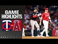 Twins vs angels game highlights 42724  mlb highlights