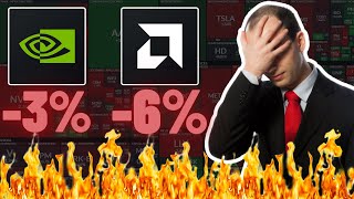 Why Is Nvidia And AMD Stock Down Today? | Perfect Time To Buy The Dip? | NVDA AMD Stock Prediction |