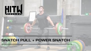 Pause Snatch Pull + Power Snatch | Olympic Weightlifting