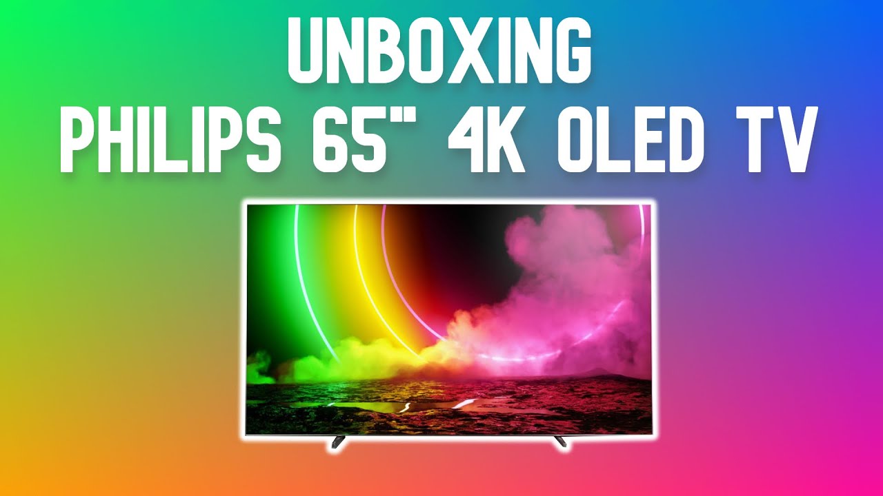 Unboxing Philips - 4K TV YouTube 65\