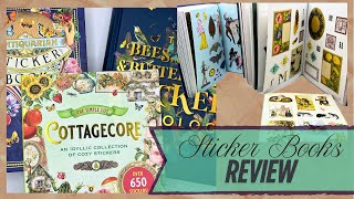 Sticker Books Review: Vintage Journal Card Making Crafting Amazon Haul