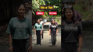 B.Com vs BBA Which wins in 2026?  👀 #BCom #BBA #CommerceStudents #Career #careergrowth