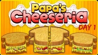 Papa's Cheeseria Part 1 (Day 1)