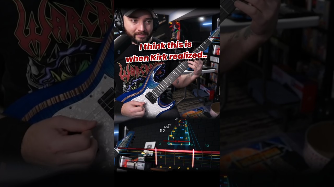 When Metallica Realized.. #metallica #guitar #metal