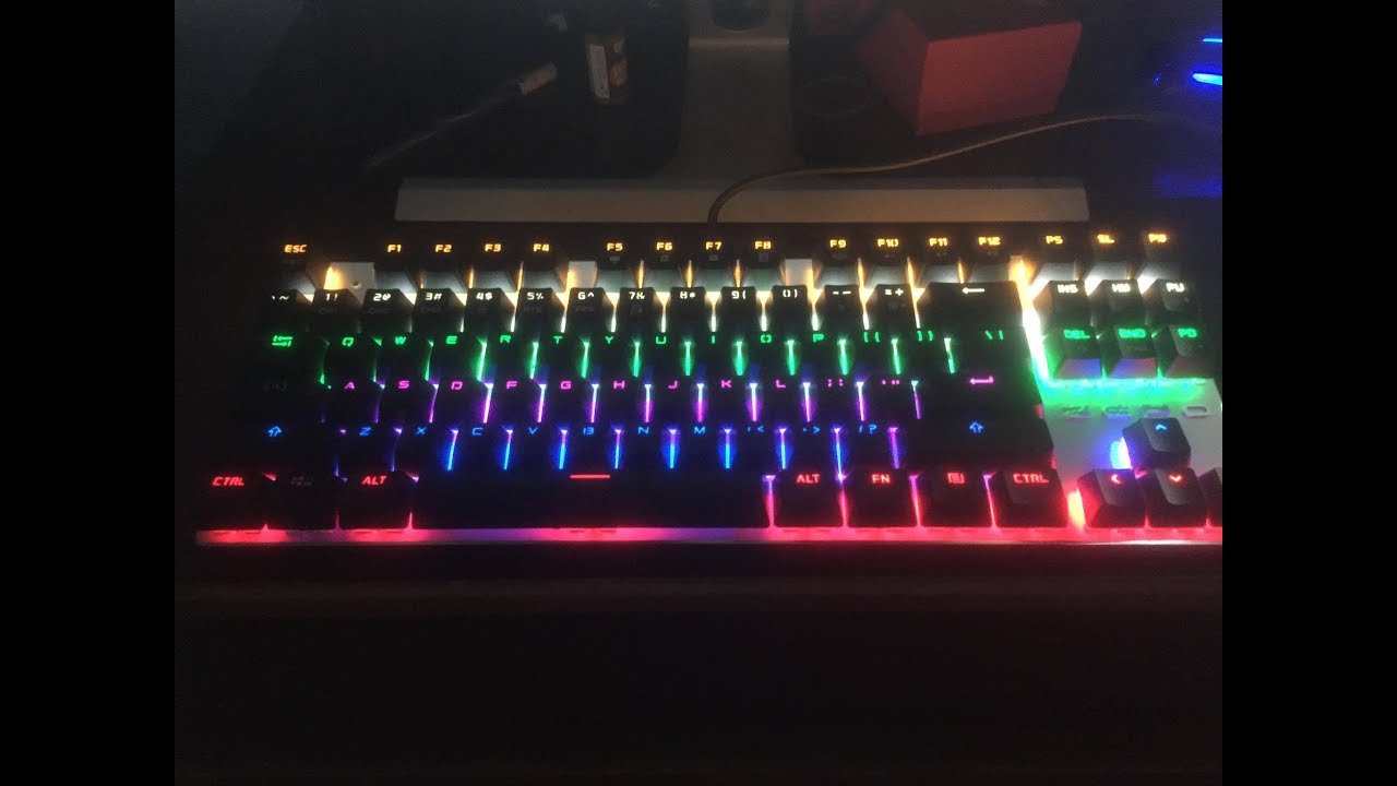 Bàn Phím Cơ Game Thủ Zero E-Sport 87K (blue switchs) Đèn Led 13 Chế Độ