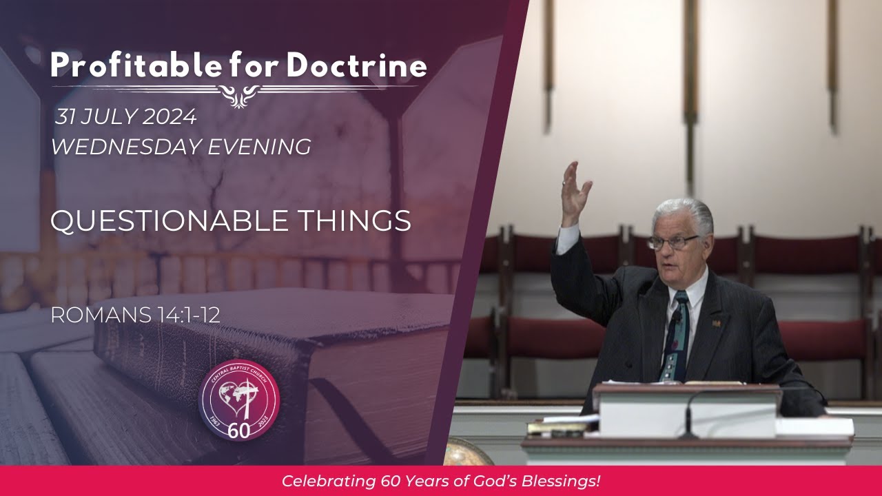 Questionable Things - 31 July 2024 - Wednesday Evening - CBC Service ...