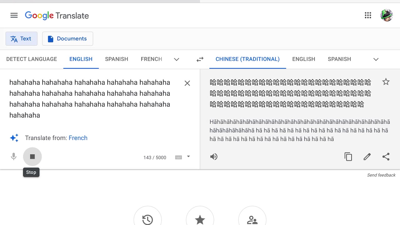 google translate does the funny
