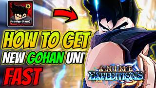 How To Get *NEW* Secret Gohan FAST In Anime Expeditions Update 1!