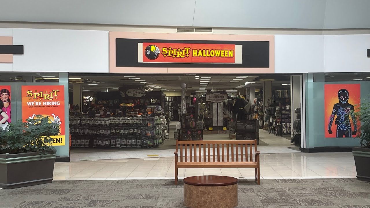 Spirit Halloween inside of a former Fashion Bug at Eastgate Mall in