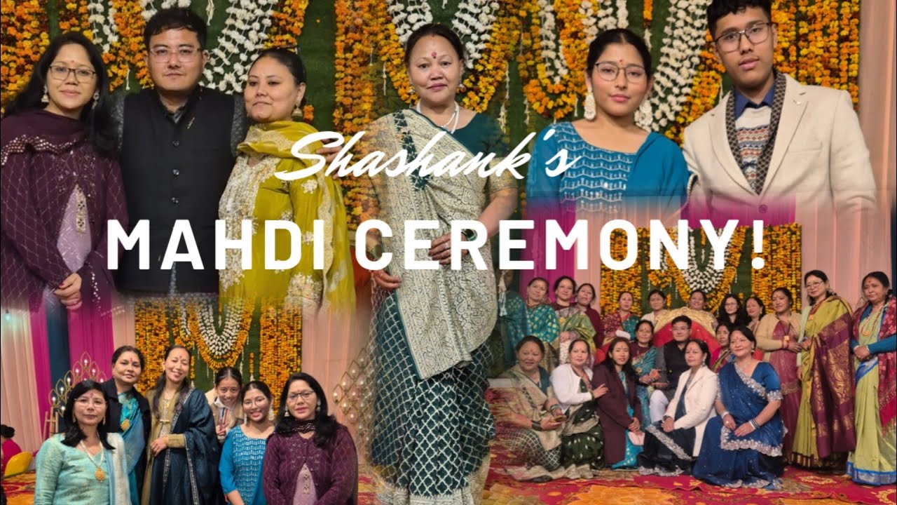 Shashank's mandi ceremony ❤️