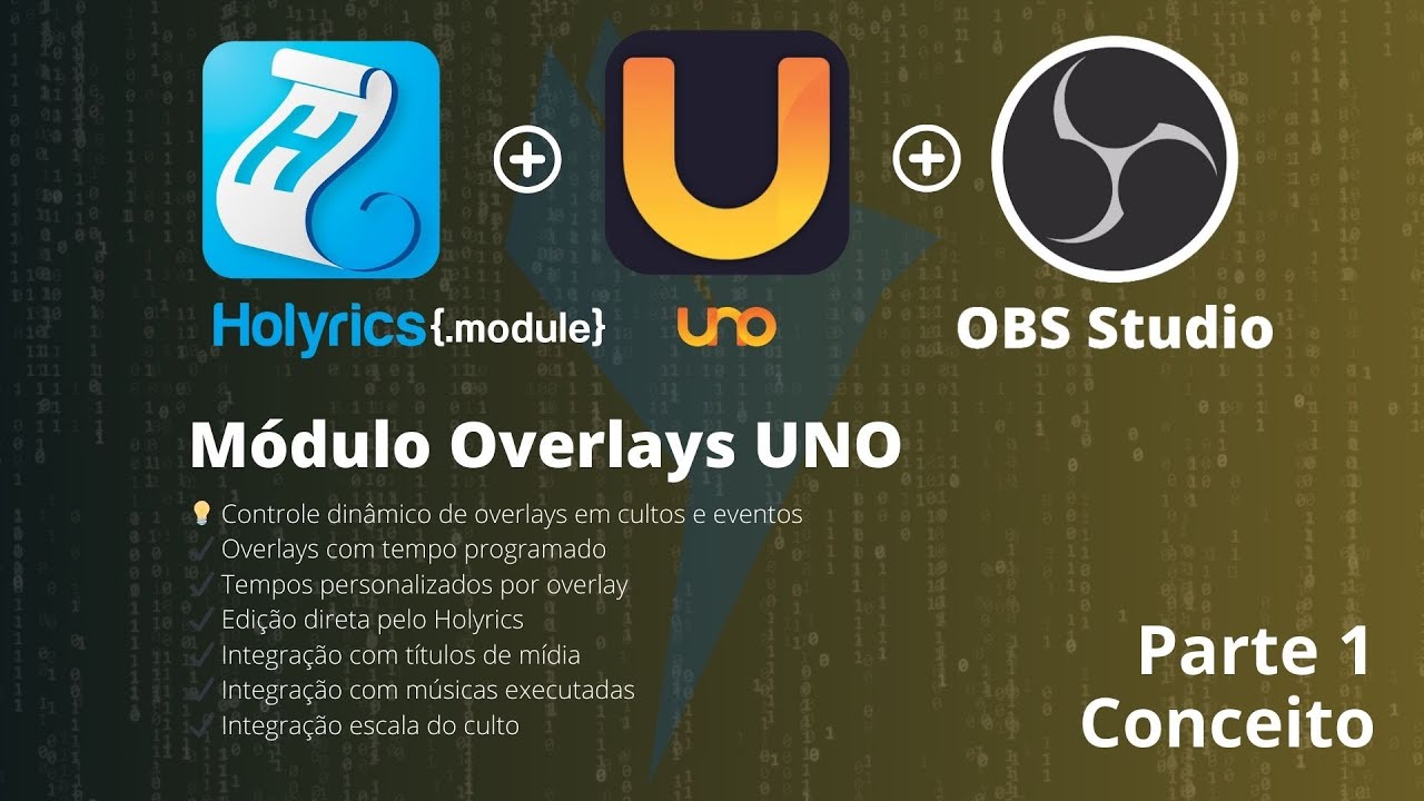 Automatize Overlays UNO no Holyrics - Parte 1