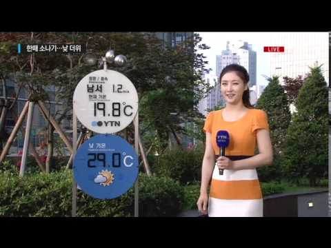 [날씨] 오늘 구름 많고 소나기...낮 더위 계속 / YTN