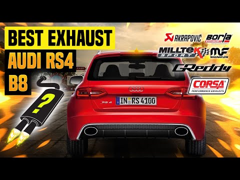 Audi RS4 B8 Exhaust Sound🔥 Armytrix,Akrapovic,Capristo,Milltek,Scorpion