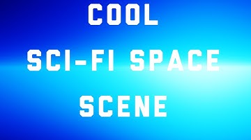 How to Make a Sci-Fi Space Scene in blender in 2 minutes!!! | Blender 2.9 Tutorial