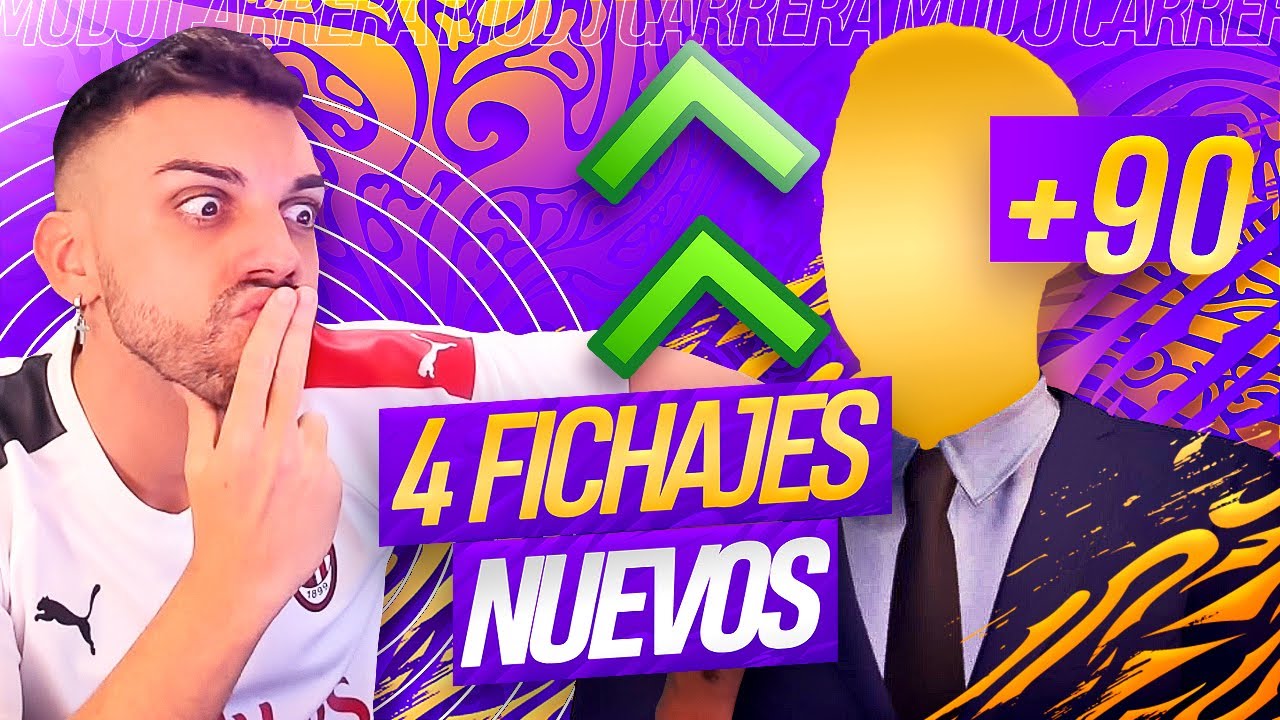4 FICHAJES con 90 MILLONES en el NUEVO MODO CARRERA (EP.2)