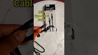 boAt Type C to C 65W Fast Charging Cable with 480 Mbps Data Transfer #boat #unboxing