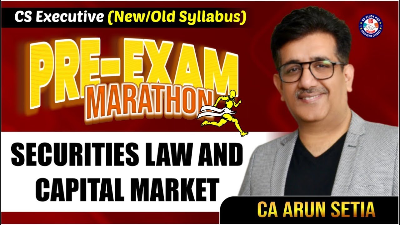🔴CS Executive SLCM/CMSL Grand MARATHON PART - 3🔴| CA Arun Setia | Don't Miss it