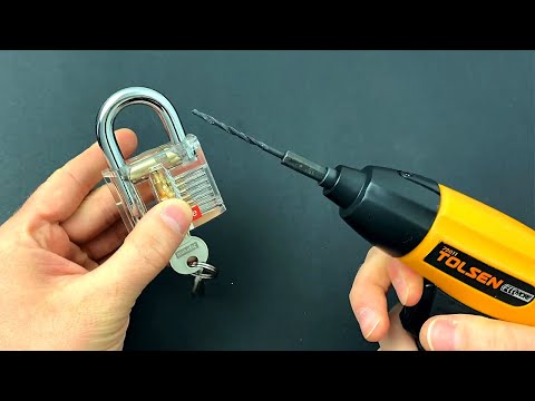 Open Transparent Lock Drill Way Part 1
