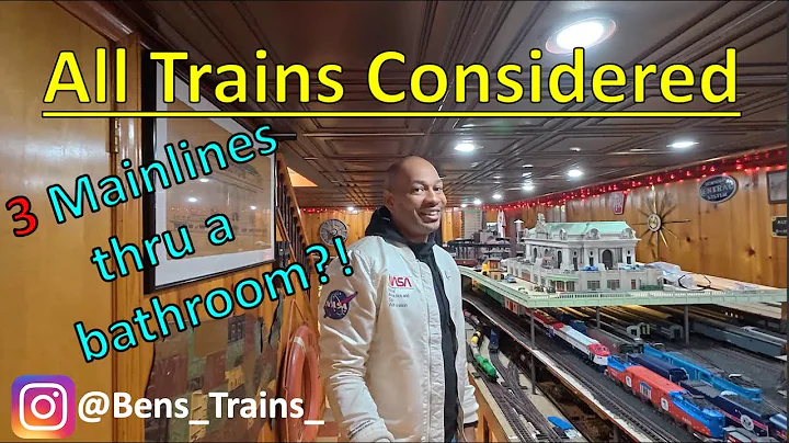 All Trains Considered: Outrageous O-Scale Layout (Thru a BATHROOM!!!)