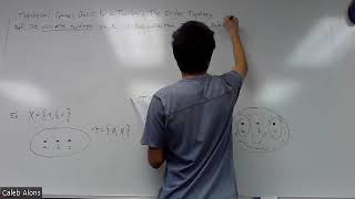 Lecture 4: Topological Spaces, Basis for a Topology, The Order Topology