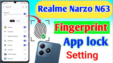 Realme narzo n63 fingerprint app lock kaise lagaye/ Realme narzo n63 fingerprint app lock setting