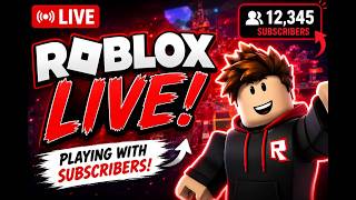 ROBLOX LIVE 🔥 Playing With Subscribers! DAY-16 #roblox #livestream