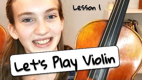 Grace Violin Tutorials - String Builder Book 1 - Lesson 1 - Learn to Play the Open Strings