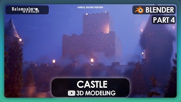 Castle | 3D | Time-Lapse | Medieval | Historical | Building | Blender | Part 4