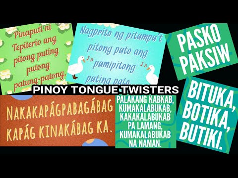 Video: Ano Ang Twister Ng Dila