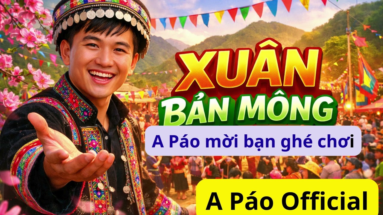 Xuân Bản Mông A Páo Mời Bạn Ghé Chơi  Nhạc Xuân Tây Bắc Rộn Ràng 2026